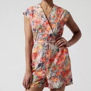 Athleta Marlow Multi Colored sleeveless romper